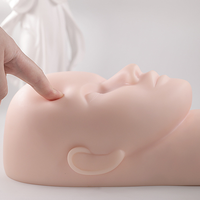 Nouvelle tête de mannequin noire pour la pratique de l'extension des cils tête de mannequin de cils de couleur foncée