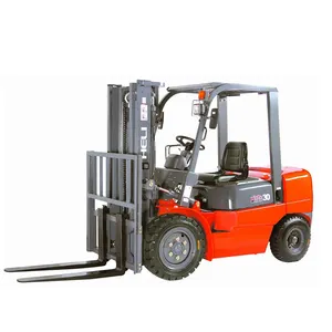 Heli 3ton diesel 4wd forklift 3m, máscara cpcd30 carregador usado diesel com preço