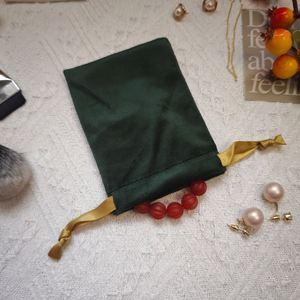 High Quality Customized Print Dust Velvet Drawstring Pouch Personalized Logo Necklace Ring Bracelet <b>Mini</b> Jewelry <b>Bag</b> - Product Image 3