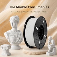 Filament PLA Marbre Standard Couleur 1.75mm 1KG Texture Pierre Matériau Imprimante 3D Enroulé Soigneusement pour Impression de Modèles Pièces Décoratives