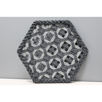 Cordon tressé creux en PVC de 12 mm pour extérieur, accessoires DIY pour canapé, tapis, coussin, set de table, sac à main et écran