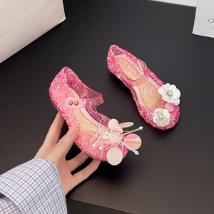 New Kids Girls <b>Closed</b> <b>Toe</b> Jelly <b>Sandals</b> <b>Summer</b> Soft Breathable Baby Girls Princess Daily <b>Sandals</b> - Product Image 5
