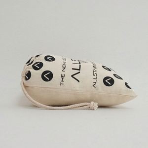 Natural White Extra Large Linen Cotton Drawstring <b>Bag</b> Custom Logo Screen Printing Multi-Purpose Travel Pouch Cotton <b>Bag</b> - Product Image 4