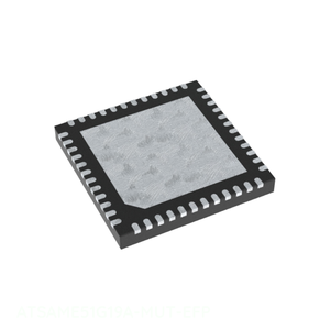 40VFQFN Bloc exposé ATSAME51G19A-MUT-EFP composants intégrés électroniques en stock - Product Image 1