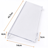 Support de Clavier en Acrylique Transparent, Présentoir de Bureau Sans Outil, Support Poli pour Maison, Bureau, Magasin d'Informatique