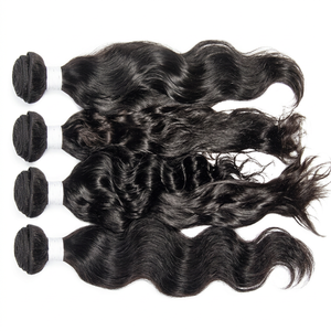 100% cheveux humains naturels vierges indiens Remy non transformés Original 1B couleur Discot prix pour Wave Afro Curl Styles pour le tissage - Product Image 1