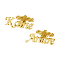 Boutons de manchette personnalisés avec nom, initiales sur mesure pour chemise française, cadeaux de mariage pour homme, bijoux masculins