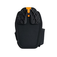 TOOLSTACK Sac à outils multifonction pour électricien, pochette de rangement à accrochage rapide, 3L, organisateur à 5 à 8 poches, noir et orange