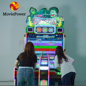 Máy Arcade Bowling chơi <span class=keywords><strong>Game</strong></span> Zombie chạy điểm chế độ thiết bị giải trí đồng tiền hoạt động Arcade cán bóng máy trò chơi - Product Image 2