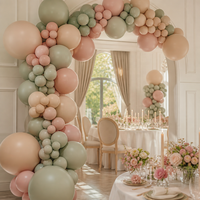 Ballons en latex décoratifs de différentes couleurs, rétro, pour la décoration de fête d'anniversaire, de mariage, de Noël, vente en gros