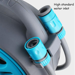 Enrouleur de tuyau d'arrosage de jardin rétractable automatique durable en gros, 50 pieds, mini enrouleur de tuyau d'arrosage de jardin portable, tuyaux d'arrosage de jardin réglables - Product Image 2