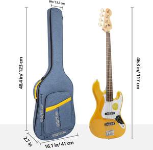 Muestra Gratuita de Funda para Guitarra al por Mayor, Funda para Conciertos con Acolchado de 8 mm y Correa Doble Ajustable para el Hombro - Product Image 5