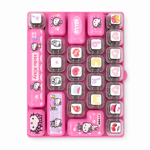 Botones de Presión Sensoriales de 26 Teclas, Transparentes, de Plástico, Coloridos, Interactivos, Portátiles, para Aliviar el Estrés - Product Image 1
