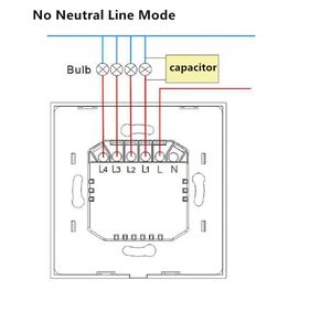 Tuya wifiスマートEUWiFiスイッチタッチキー1 /2/<span class=keywords><strong>3</strong></span>/4ギャングスマートシーンパネルワイヤレススイッチ - Product Image 5