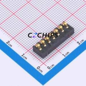 GT-BTP30007-0350B-019A Blade/Spring Contact Battery Connector SMD,P=3mm Connector Spring Contact Type 3mm 7P Vertical Mount - Product Image 1