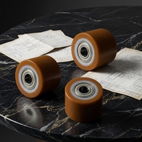 Roues de patins à roulettes pivotantes de 10 pouces en polyuréthane et fer durables avec protections filetées, capacité de charge de 330 kg, garantie de 6 mois