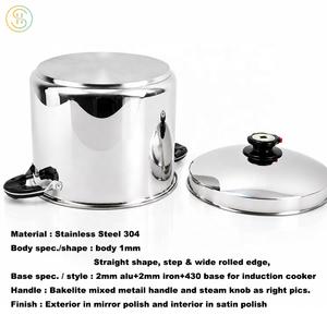 Stainless Steel 304 <strong>Large</strong> Stockpot Soup <strong>Pot</strong> - Product Image 4