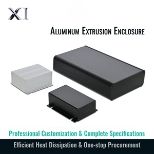 Sobre 50mm Altura Alumínio Gabinete Split Tipo Alta Extrusão Perfil Sem Montagem Orelhas para Eletrônica - Product Image 2