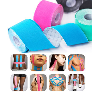 Venta al por mayor rollo estándar elástico deportivo de algodón 5cm <span class=keywords><strong>impermeable</strong></span> deportes músculo <span class=keywords><strong>cinta</strong></span> de kinesiología - Product Image 6