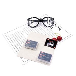En Stock lunettes de vue en microfibre avancée tissu anti-buée tissu en daim nettoyant pour lunettes pour verres de lunettes - Product Image 4