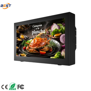 Kiosco de Señalización Digital para Exteriores, Reproductor de Publicidad con Pantalla Táctil Montado en la Pared para Aeropuertos y Centros Comerciales - Product Image 1