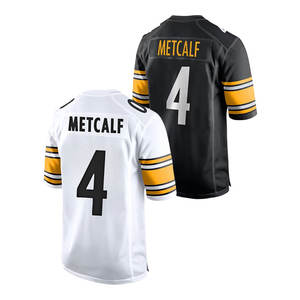 2025年ニューモデルトップステッチアメリカンフットボールジャージ ピッツバーグ4 DK・メトカーフ - Product Image 3