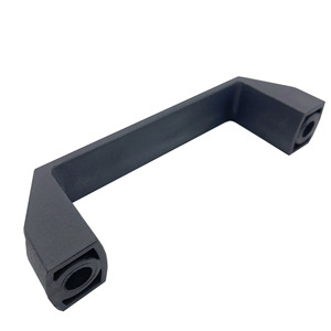LS522 Nylon Handle 180mm <b>Black</b> Industrial Bar Handle For Chassis Rack - Product Image 1
