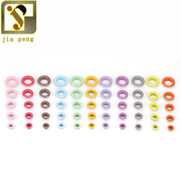 Œillets colorés, 100 pièces, 3d, en métal, creux, pour Scrapbooking, vêtements, couture, DIY bricolage