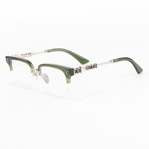 Kính mắt thời trang đa năng kiểu dáng chữ thập Gothic cao cấp làm từ acetate, gọng nửa viền, có độ cận/viễn, dành cho nam và nữ - Product Image 4