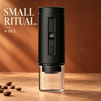 Mini machine à café avec mode de préparation 3-en-1, compatible avec les capsules NES DG, idéale pour la randonnée et les voyages, vente en gros directe d'usine OEM