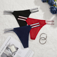 Ventes directes d'usine 2025 nouvelle dame 18 romantique en gros dentelle florale femmes culotte T dos dentelle Sexy romantique string
