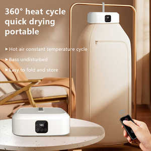 Sèche-linge portable mini 2025 avec sèche-linge pour vêtements, petit sèche-linge compact pliable électrique avec sac de séchage - Product Image 3