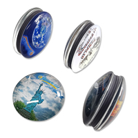 Aimant en cristal personnalisable avec votre Logo, Design personnalisé avec des animaux, cheval, libellule, verre, magnets de réfrigérateur
