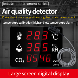 가정용 공기 감지기 온도 및 습도계 공기질 모니터 Co2 전자 온도계 가스 이산화탄소 모니터 - Product Image 5