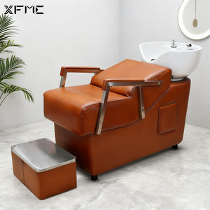 XFMC Équipement <span class=keywords><strong>de</strong></span> Salon <span class=keywords><strong>de</strong></span> Coiffure Fauteuil Lave-Tête Bac à Shampooing pour Salon <span class=keywords><strong>de</strong></span> Beauté - Product Image 1