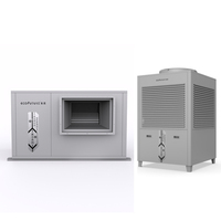 ECOFUTURE Ventilador Industrial de Pie de Alta Eficiencia y Bajo Consumo, Enfriado por Agua, Evaporativo y de Ahorro Energético