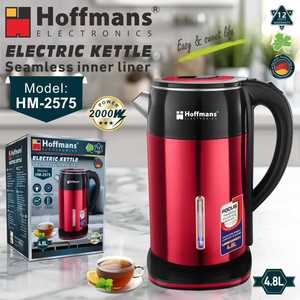 Bouilloire électrique Hoffmans 4,8 L, best-seller sur le marché africain, 2000 W, volume maximal, chauffe rapide, réservoir <span class=keywords><strong>sans</strong></span> soudure, couleurs rouge et vert - Product Image 5