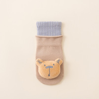 Chaussettes d'été pour bébés, motif animaux mignons, respirantes, en coton peigné, vente en gros