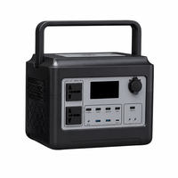 Générateur solaire extérieur LiFePO4 1000W à onde sinusoïdale pure avec chargeur sans fil 15W, lampe torche et onduleur MPPT pour camping, camping-car et situations d'urgence
