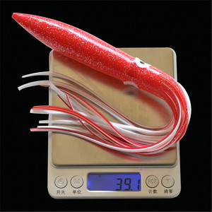 Muestras Gratis, Señuelo de Pesca de Calamar de Goma de 30 cm y 39 g, con Cola Larga y Colorida, Tipo Calamar, con Falda de <span class=keywords><strong>Pulpo</strong></span> - Product Image 4