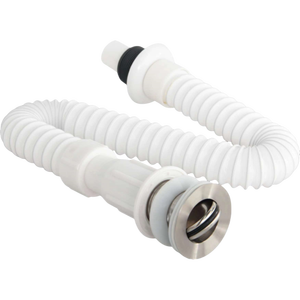<span class=keywords><strong>Lavabo</strong></span> emergente de plástico y fregadero de cocina Drenaje de extensión Tubo de desagüe de fregadero cromado flexible con cables de acero inoxidable - Product Image 1