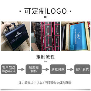 Boîte à cosmétiques professionnelle en alliage d'aluminium sur mesure, grande taille, pour le rangement à domicile, couleur unie, métal. - Product Image 4