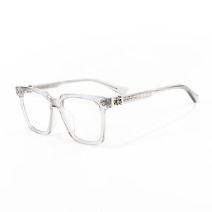 Özel asetat altın gümüş optik reçete presbiyopi multifokal lüks marka genç makyaj erkekler için moda göz gözlük - Product Image 2