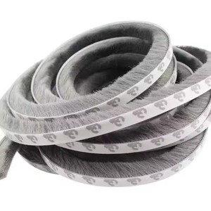 CLJ cửa nhôm cửa sổ phụ kiện len đống bàn chải thời tiết sọc với vây bụi bảo vệ cho cửa nhôm - Product Image 4