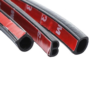 عالمي سيارة EPDM المطاط Weatherstrip أسود ختم الشريط مع خدمات القطع واللحام - Product Image 1