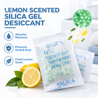Perles de gel de silice résistantes à l'humidité pour vêtements, désodorisant parfum citron, désodorise et conserve le parfum