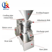 Commerciële Colloïdmolen Voor Chilisaus Vleesbot Fruit Groentepasta Slijpen Motorkern Vleesbot Crusher Maalmachine