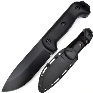 High Grade BK-2 Messer Outdoor Survival Knife Fxied Blade German No.1905 Steel Durable Sheath Defensive Tactical Hunting Knife