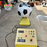 Airfunpro Adulte Requin Cochon Poisson Soccer Thème Coin Operated Sport Game Challenge Mécanique Bull Riding Machine Gonflable