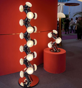 Современная перезаряжаемая светодиодная Напольная Лампа в скандинавском стиле с диммером, мраморным акцентом, домашний декор для гостиной, спальни, офиса - Product Image 1